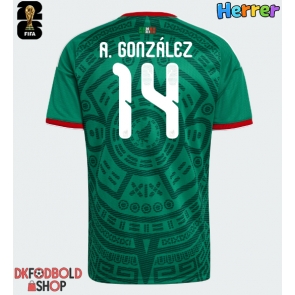 Mexico Armando Gonzalez #14 Hjemmebanetrøje VM 2026 Kort ærmer
